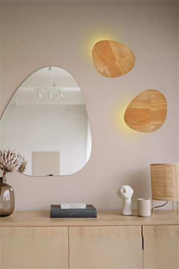 Aplik duvar lambası aplik ledli ahşap tek adet aydınlatma İskandinav aydınlatma serisi