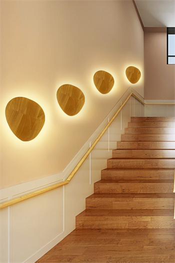 Aplik duvar lambası aplik ledli ahşap tek adet aydınlatma İskandinav aydınlatma serisi