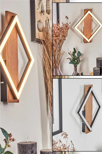 Aplik duvar lambası ledli aplik iç dizayn rustik bohem modeli BuShop trend