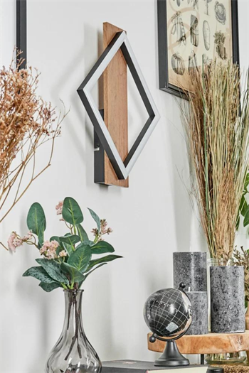 Aplik duvar lambası ledli aplik iç dizayn rustik bohem modeli BuShop trend