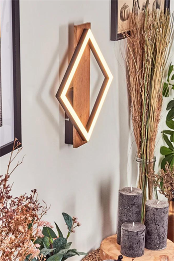 Aplik duvar lambası ledli aplik iç dizayn rustik bohem modeli BuShop trend