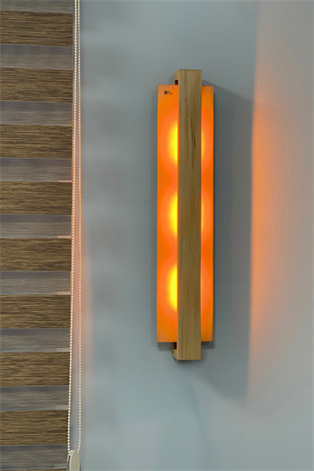 Aplik lamba Modern Aplik modelleri ve Duvar Aplikleri Marimolux 63cm Natural Amber Led