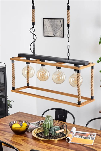 Avize ahşap bohem dizayn sarkıt avize trend bohem serisi 