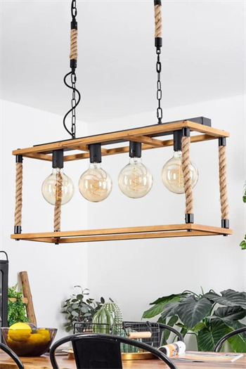 Avize ahşap bohem dizayn sarkıt avize trend bohem serisi 