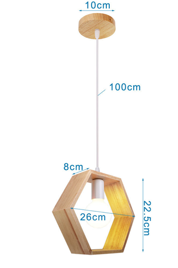 Avize Ahşap Bohem Tasarım İç Aydınlatma Classic Serisi