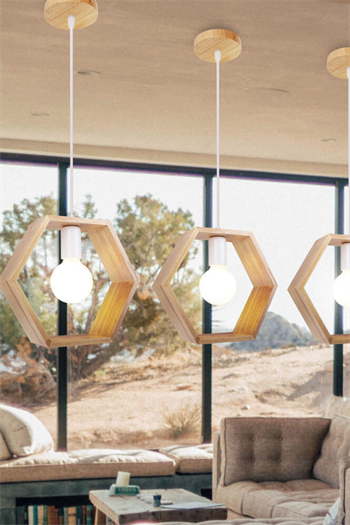 Avize Ahşap Bohem Tasarım İç Aydınlatma Classic Serisi