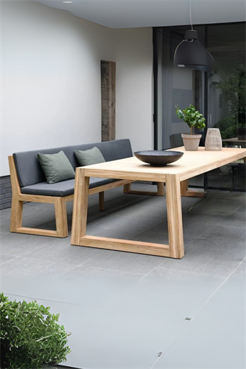 Bahçe Masa Sandalye Oturma Grubu – 8 Kişilik Bahçe Yemek Masası Takımı - Bushop Monolith Modeli