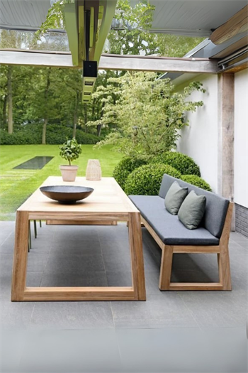 Bahçe Masa Sandalye Oturma Grubu – 8 Kişilik Bahçe Yemek Masası Takımı - Bushop Monolith Modeli