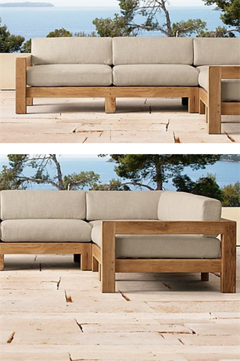 Bahçe mobilyası balkon mobilyası balkon köşe takımı Ahşap Bahçe Köşe Takımı Lignora Serisi 