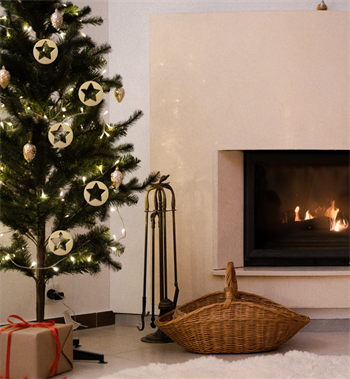 Doğal Ahşap 5li Şans Yıldızı Seti - Yılbaşı Ağaç Süsü-Oda-BuShop Dekorasyon