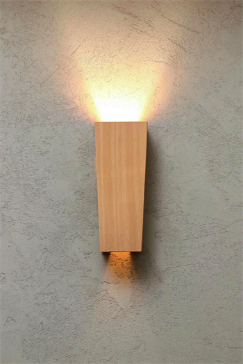 Duvar lambası Aplik Duvar aplikleri Led aplik Rustik duvar aplik Dekoratif duvar aydınlatması Gece lambası BuShop Alaçatı Kayın