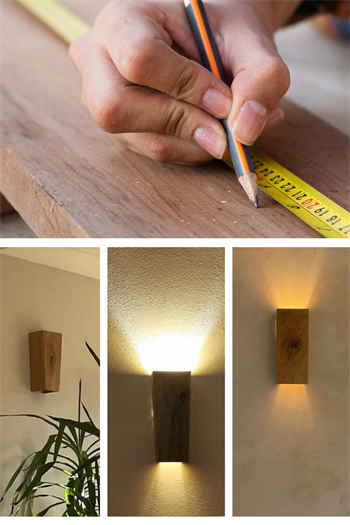 Duvar lambası Aplik Duvar aplikleri Led aplik Rustik duvar aplik Dekoratif duvar aydınlatması Gece lambası BuShop Alaçatı Natural