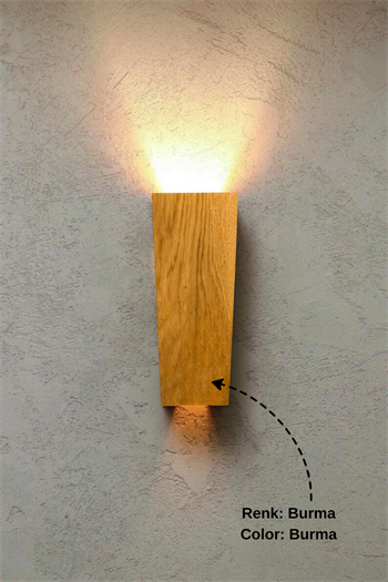 Duvar lambası Aplik Duvar aplikleri Led aplik Rustik duvar aplik Dekoratif duvar aydınlatması Gece lambası BuShop Alaçatı Burma