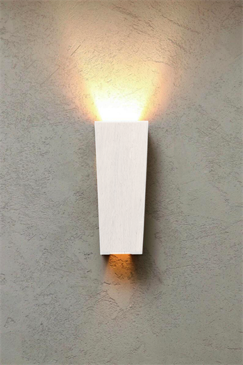 Duvar lambası Aplik Duvar aplikleri Led aplik Rustik duvar aplik Dekoratif duvar aydınlatması Gece lambası BuShop Alaçatı Beyaz