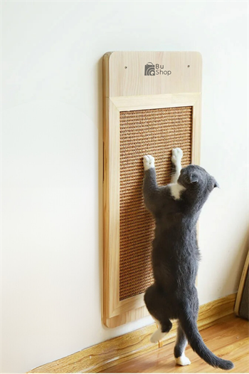 Duvara Monte Kedi Tırmalama Tahtası - Kedi tırmalama