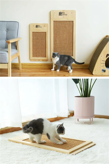 Duvara Monte Kedi Tırmalama Tahtası - Kedi tırmalama