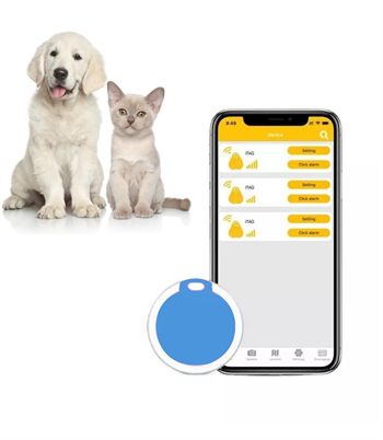 Evcil hayvan Kablosuz GPS Bulucu Su Geçirmez Evcil Hayvan Eğitimi  Anti kayıp Etiket Alarmlı BuShop Mavi