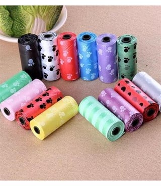 Kedi Köpek Poşeti Ve Torbası Pati Desenli