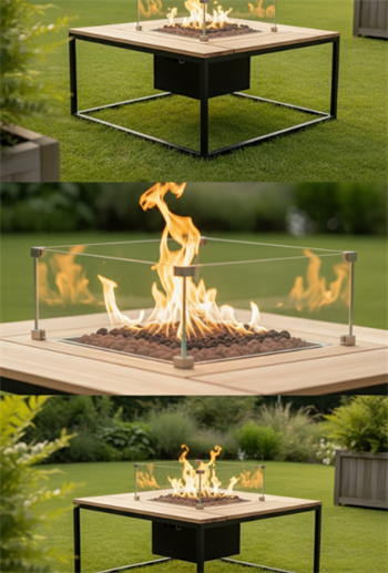 Gazlı Bahçe Ateş Çukuru Masası – Bushop STN001