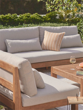 Hera Bahçe Mobilyası Takımı Ahşap Oturma Grubu Bahçe Oturma Grubu