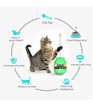 İnteraktif kedi oyuncağı BuShop Kediniz muhteşem enerji harcar. Ödül maması verir   Asla devrilmez