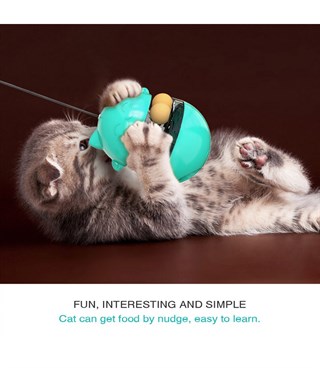 İnteraktif kedi oyuncağı BuShop Kediniz muhteşem enerji harcar. Ödül maması verir   Asla devrilmez