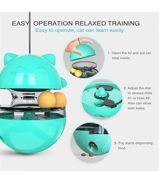 İnteraktif kedi oyuncağı BuShop Kediniz muhteşem enerji harcar. Ödül maması verir   Asla devrilmez