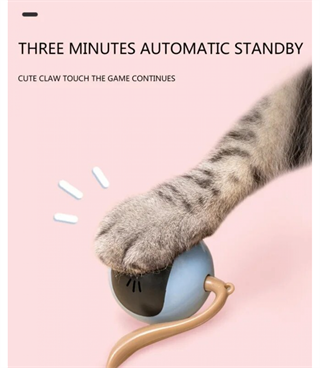 İnteraktif Kedi Oyuncağı  BuShop Renkli Led Ekran  Kediden Kaçar  Kediler Yakalar  Usb Şarj 