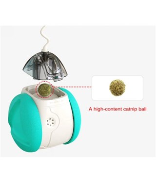 İnteraktif kedi oyuncak BuShop Kuş sesi çıkartır Tekerlekli   Kedi nanesi var + yaylı çubuk ve toplu