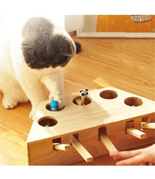 Interaktif kedi oyuncak fare avı yakalama oyunu Yavru köpek bulmaca oyunu BuShop eğlenceli oyun kiti