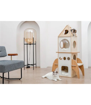 Kedi evi  kulesi kediler için özel bir yaşam alanı BuShop üç katlı kedi evi  Lüx kedi evi  Füze