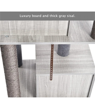 Kedi evi kulesi kediler için özel bir yaşam alanı BuShop üç katlı kedi evi  Lüx kedi ağacı  Uzay