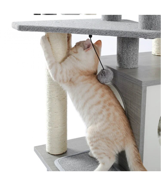 Kedi evi  kulesi kediler için özel bir yaşam alanı BuShop kedi ağacı  Lüx kedi evi Spor