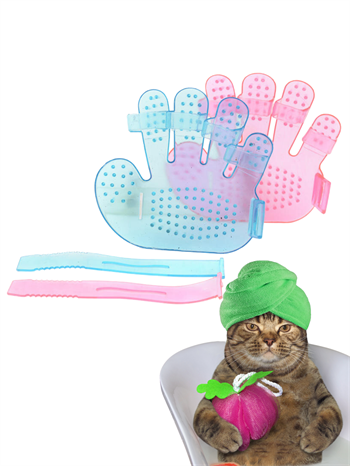 Kedi Fırçası, Kedi Fırça Eldiveni Aparatı ,Evcil Hayvan Bakım eldiveni  ve Kaşıma ,Tarama masaj ikili Eldiveni İthal
