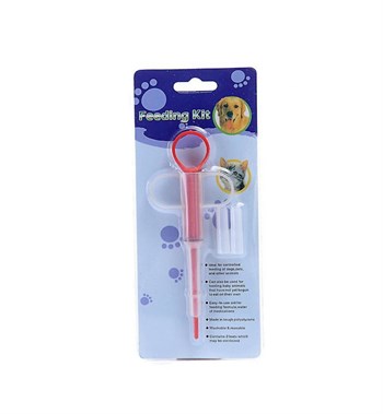 Kedi Köpek Beslenme Şırıngası Kırmızı 