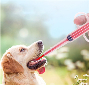 Kedi Köpek Beslenme Şırıngası Kırmızı 