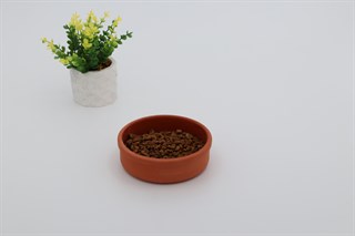 Kedi köpek mama kasesi 12 Kahverengi Seramik Yüksek Kalite BuShop