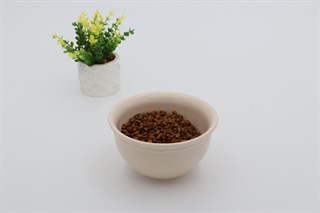 Kedi köpek mama kasesi 14cm  Krem Seramik Yüksek Kalite BuShop