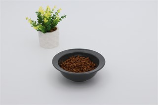 Kedi köpek mama kasesi 15cm Gri Seramik Yüksek Kalite BuShop