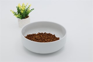 Kedi köpek mama kasesi 21cm Beyaz Seramik Yüksek Kalite BuShop