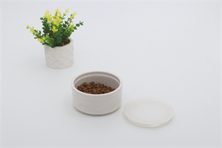 Kedi köpek mama kasesi 8cm Beyaz Seramik Yüksek Kalite BuShop