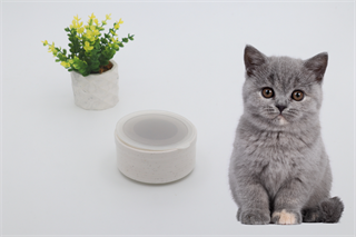 Kedi köpek mama kasesi 8cm Beyaz Seramik Yüksek Kalite BuShop