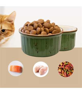 Kedi köpek mama kasesi Tekli 10cm  Porselen  Yüksek Kalite  Bukalemun Serisi