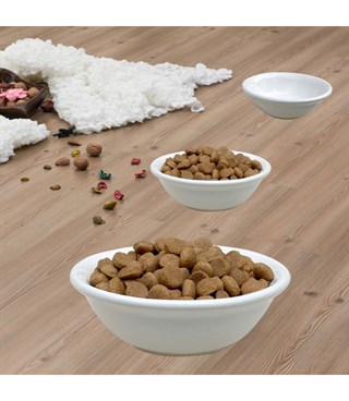 Kedi köpek mama kasesi Tekli 14,5cm Seramik Yüksek Kalite Şeker Serisi