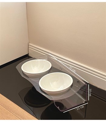 Kedİ Köpek Mama ve Su Kabı  İkili Seramik BuShop Beyaz Kase Yeni Nesil  Akirlik  Casper Serisi