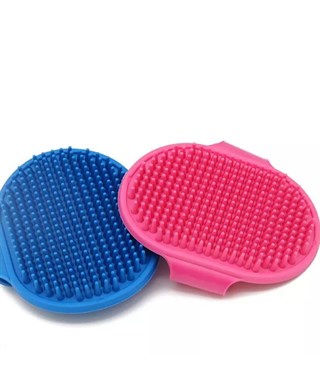 Kedi Köpek Yıkama fırçası ve Masaj Aparatı Kaliteli Silikon Mavi