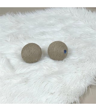 Kedi Köpek Oyun Topu Enerji Atma oyunu Eşyalarınıza zarar vermez İkili Set BuShop Rope Ball