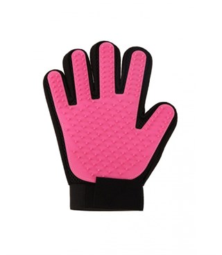 Kedi Köpek Tüy Toplayıcı ve Kaşıma-Tarama-masaj  Eldiveni İthal Pembe 