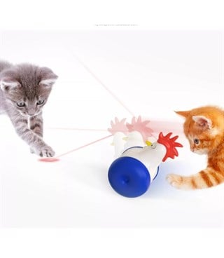 Kedi eğitimi,Kedi Oyuncağı,Kedi oyuncak,Lazerli Bushop  Mavi