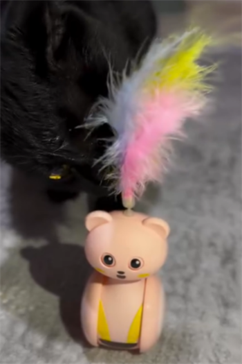 kedi oyuncak ,kedi zeka oyuncağı ,enerji atma oyuncağı, yürüyen kedi oyuncak, yakalama topu ,pembe, otomatik